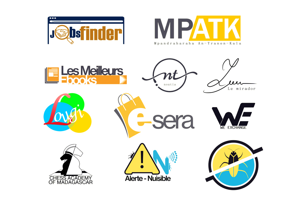 Création de logo réaliser par Gas'in Sary